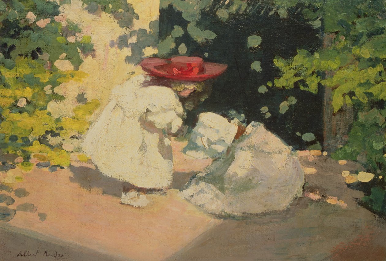 Bambine che giocano da Albert Andre