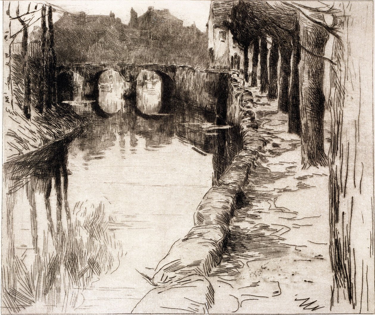 Vecchio molo da Albert Baertsoen