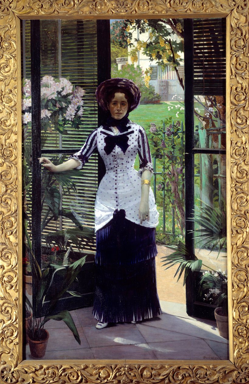 Nella serra Dipinto di Albert Bartholome (1848-1928) 1881 da Albert Bartholomé