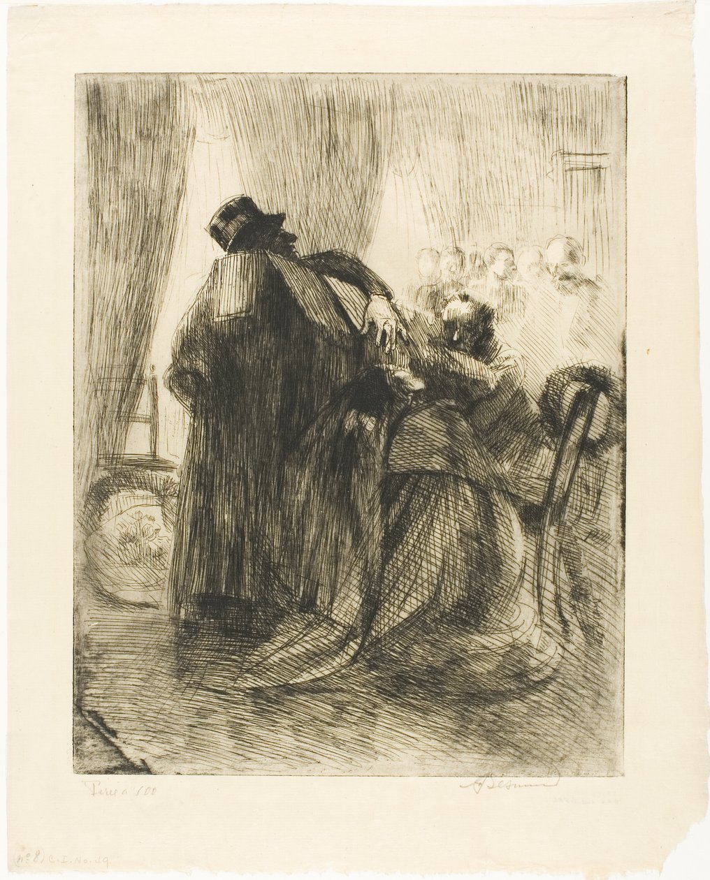 Tragedia, tavola cinque da Donna da Albert Besnard