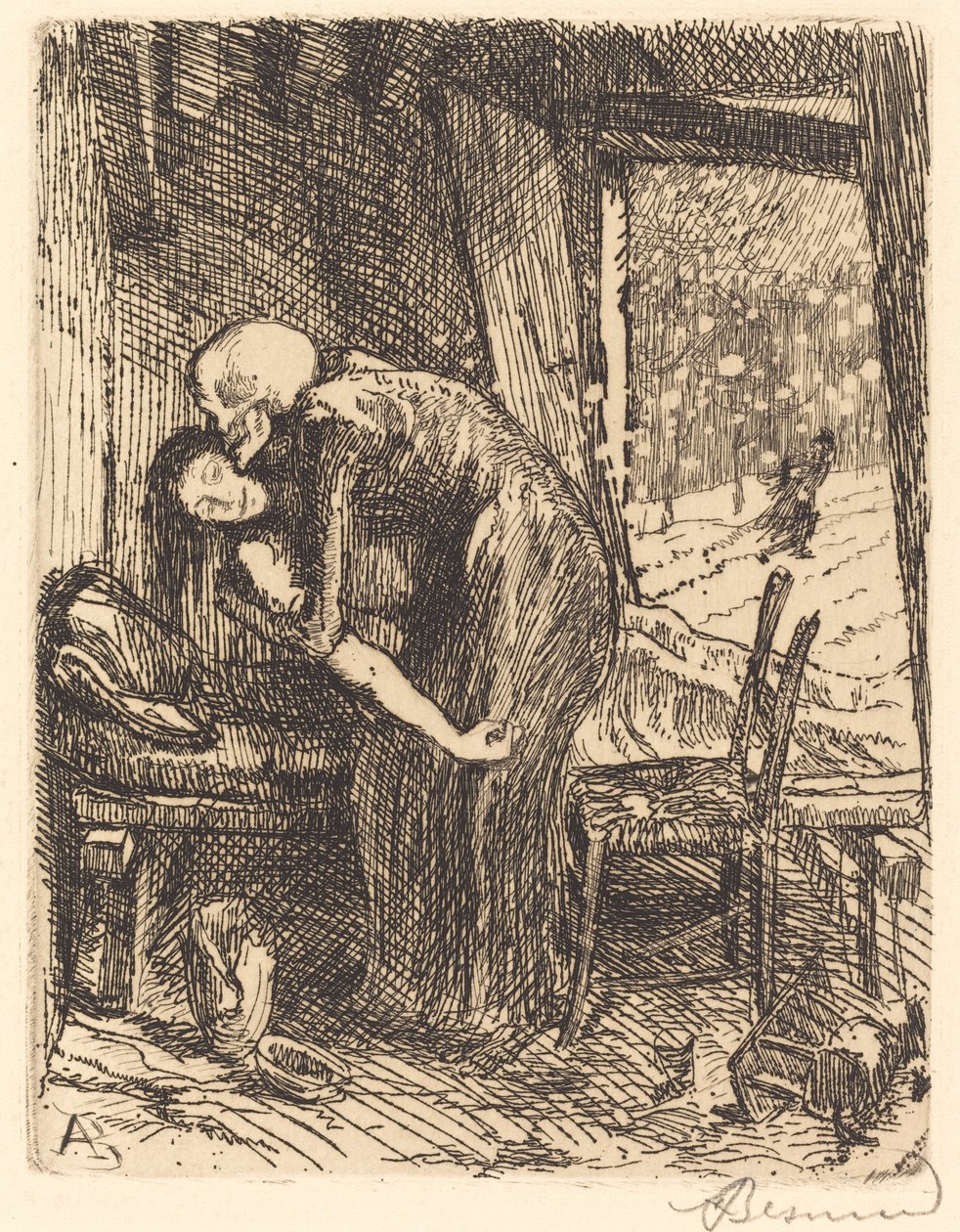 Caritatevole da Albert Besnard