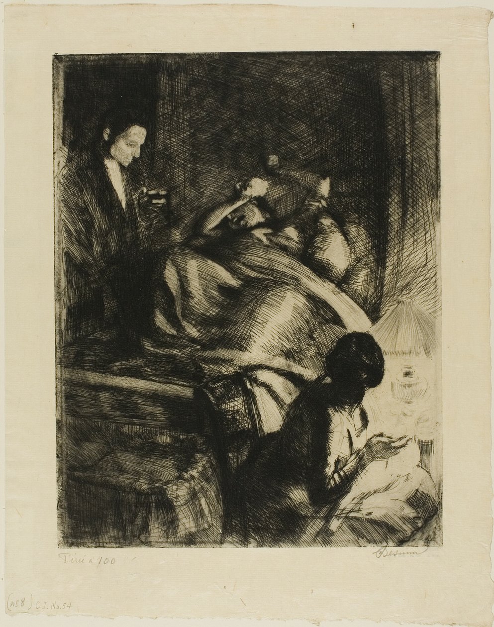 Consegna, piatto tre da Donna da Albert Besnard