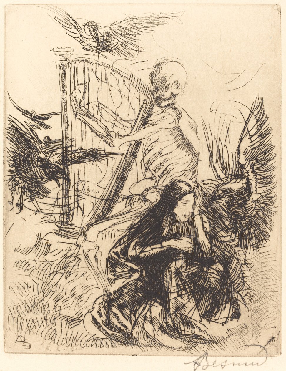Musicista da Albert Besnard