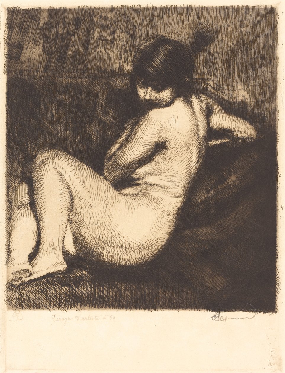 Il turbante piumato da Albert Besnard