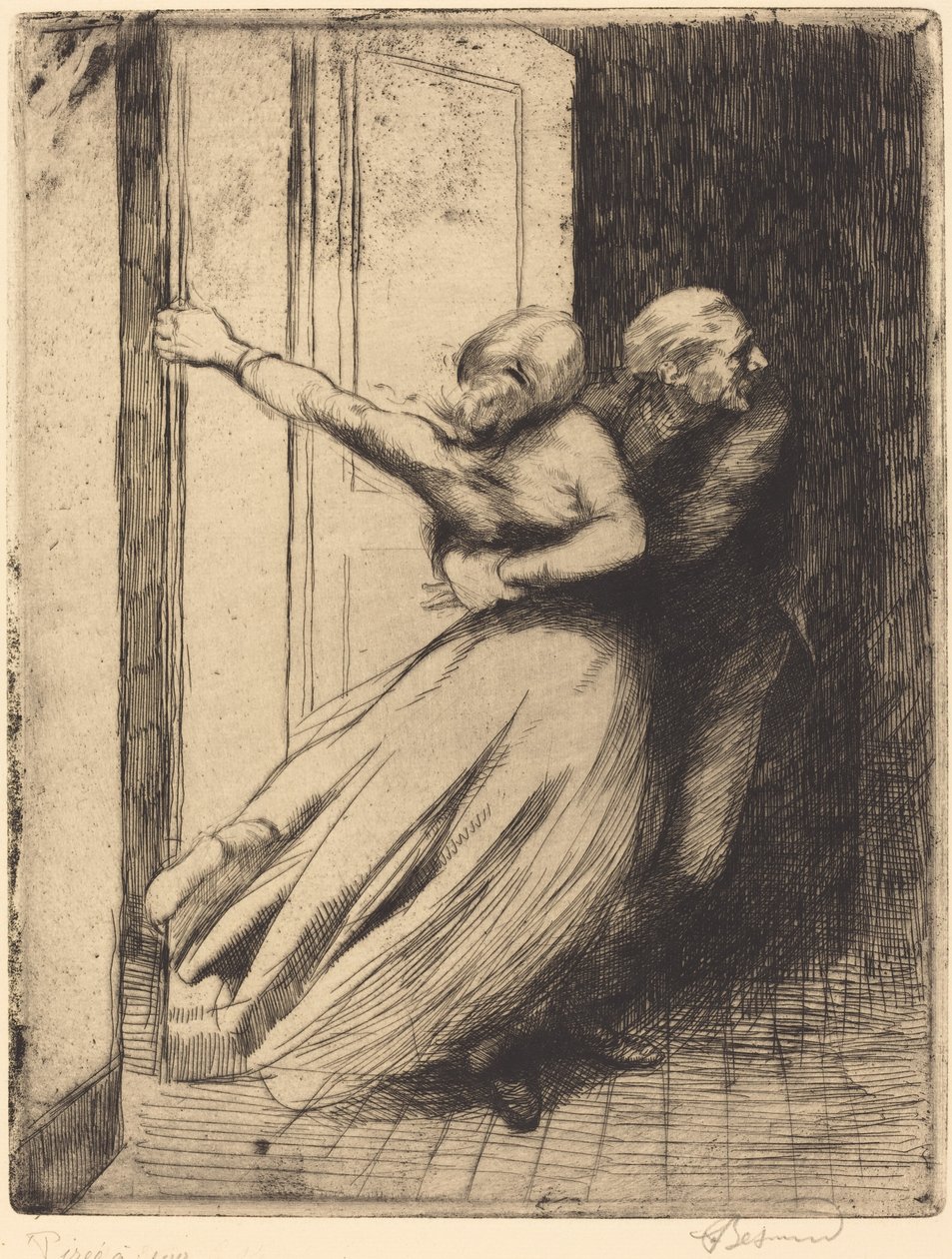 Lo stupro (Le Viol) da Albert Besnard