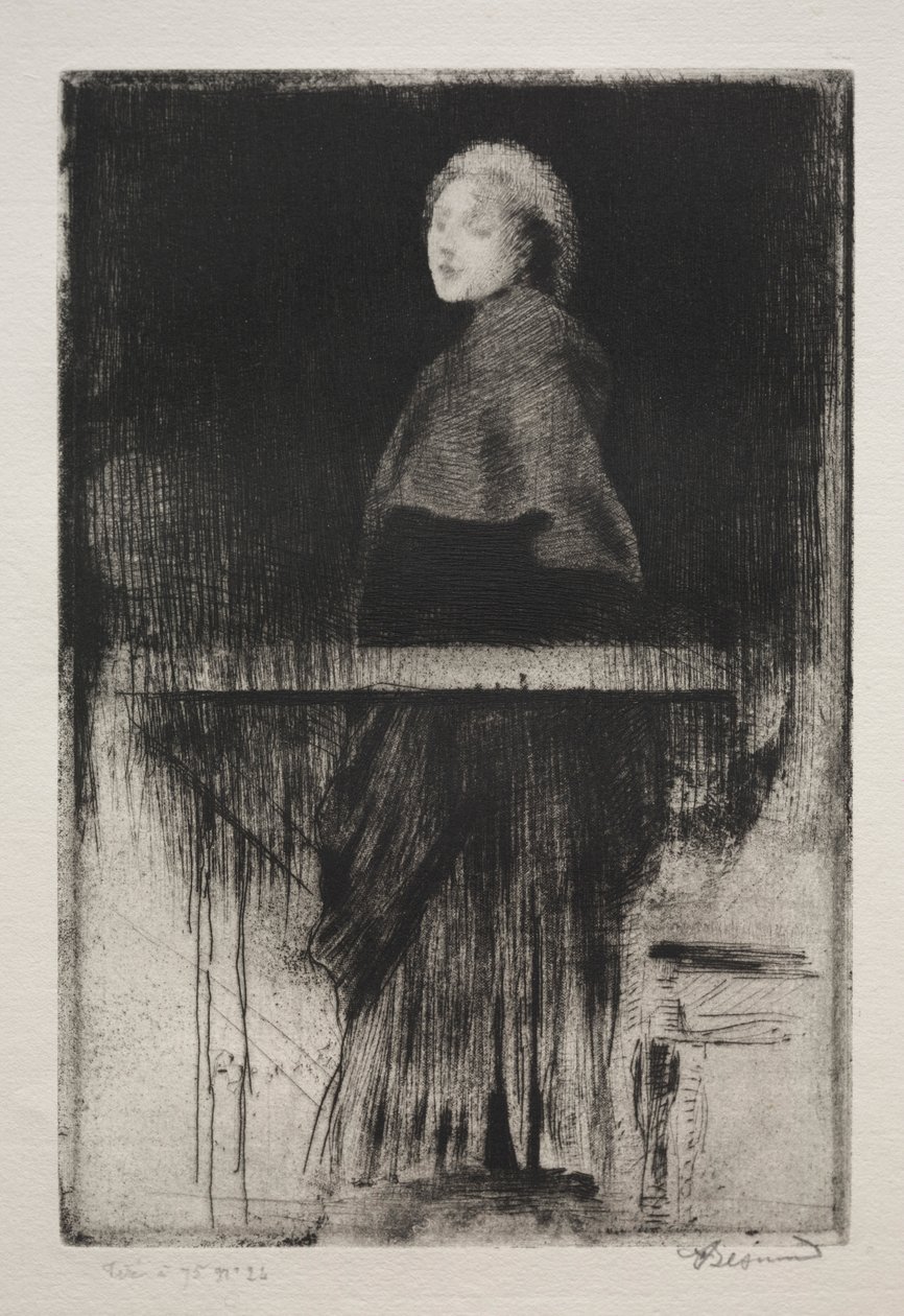 Donna con mantello, 1889 da Paul Albert Besnard