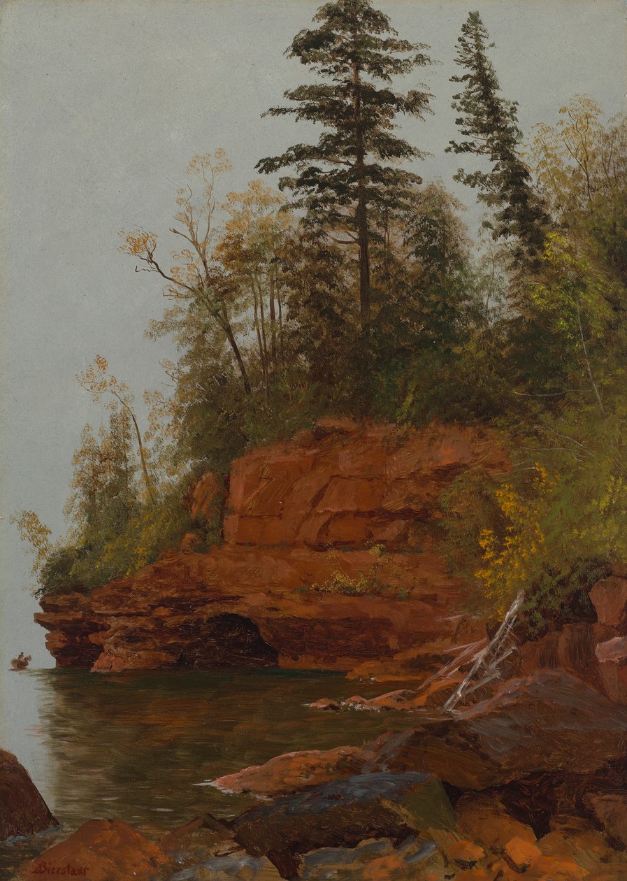 Una baia rocciosa da Albert Bierstadt