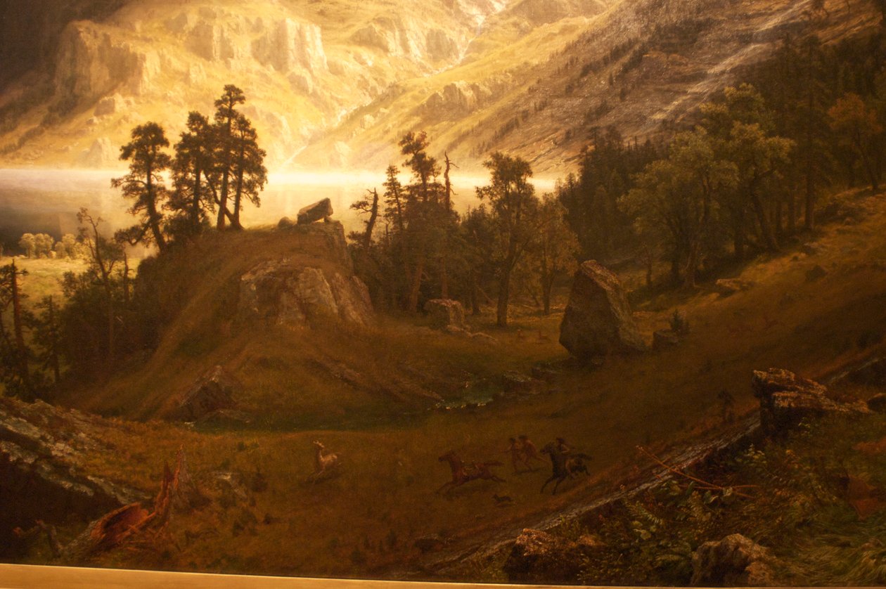 Una tempesta sulle Montagne Rocciose, Monte Rosalie da Albert Bierstadt