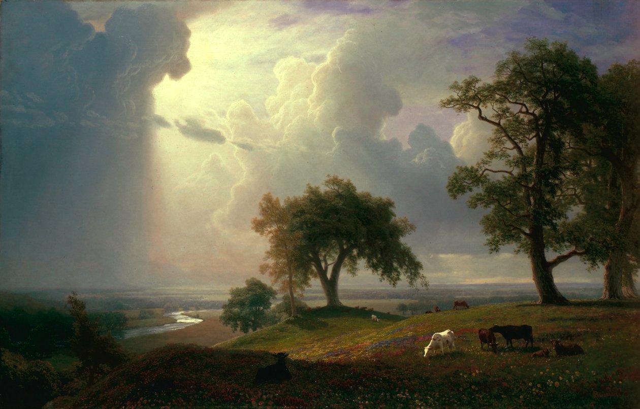 Primavera in California  da Albert Bierstadt