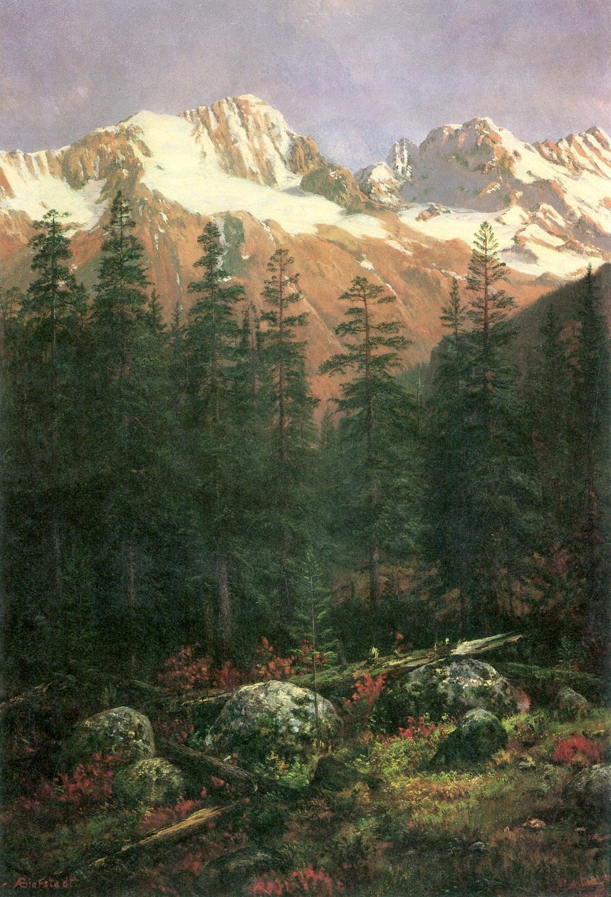 Montagne Rocciose Canadesi da Albert Bierstadt