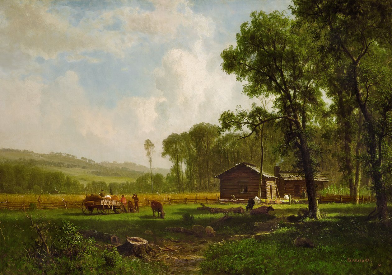 I primi coloni da Albert Bierstadt
