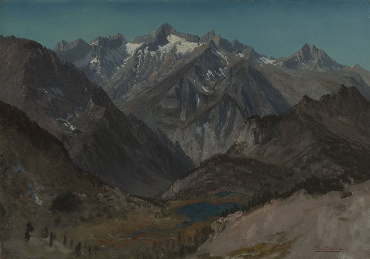 Great Western Divide, Sierra Nevada da Albert Bierstadt
