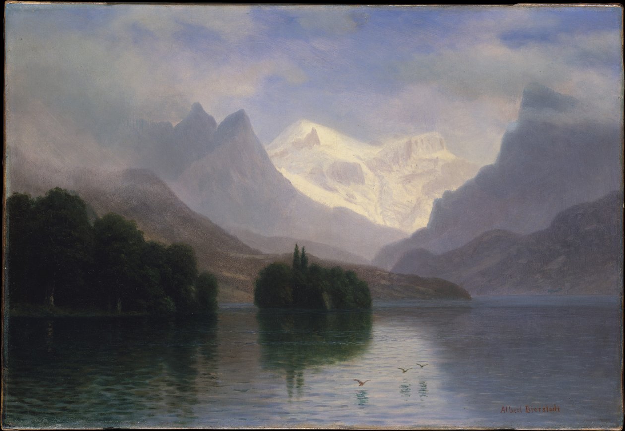 Paesaggio di montagna da Albert Bierstadt