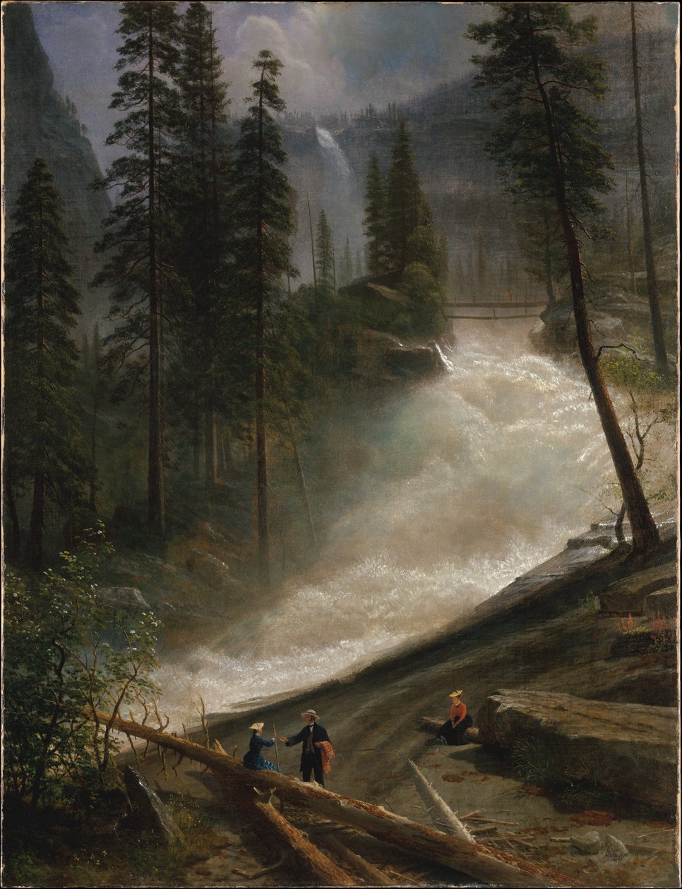 Cascate Nevada, Yosemite da Albert Bierstadt