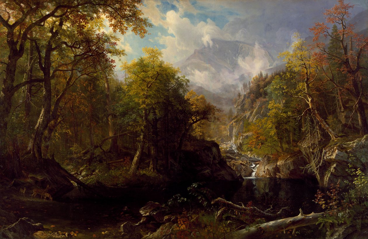 La piscina di smeraldo da Albert Bierstadt