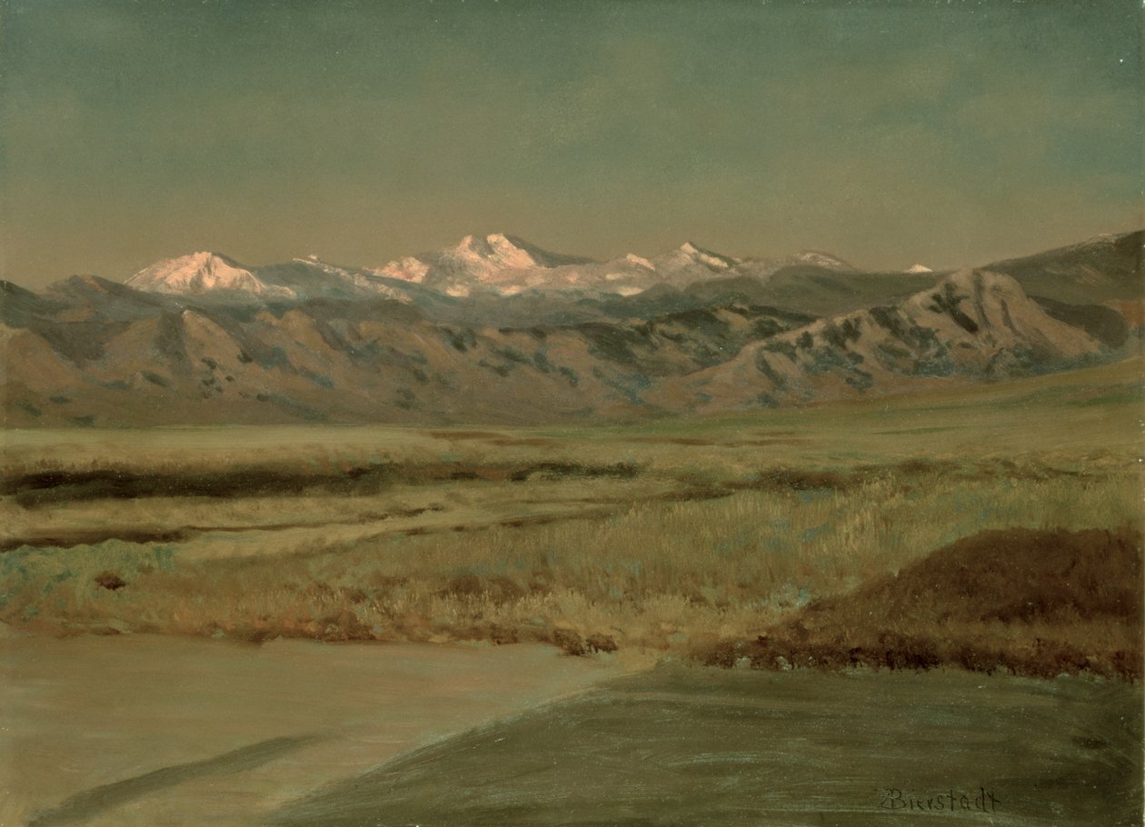 I Grand Tetons, Wyoming da Albert Bierstadt