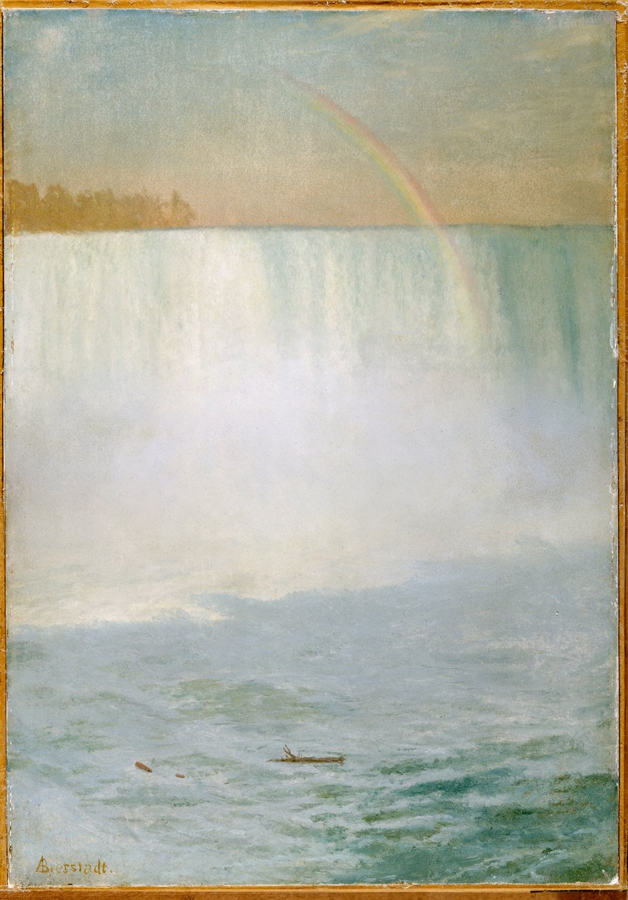 Cascata e arcobaleno, Niagara da Albert Bierstadt