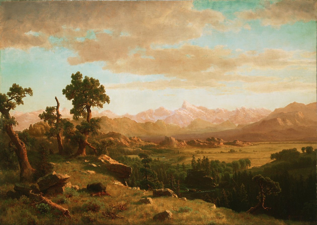 Il Paese del Fiume del Vento da Albert Bierstadt