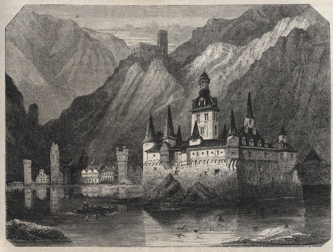 Vista esterna del Pfalz da Albert Bligny