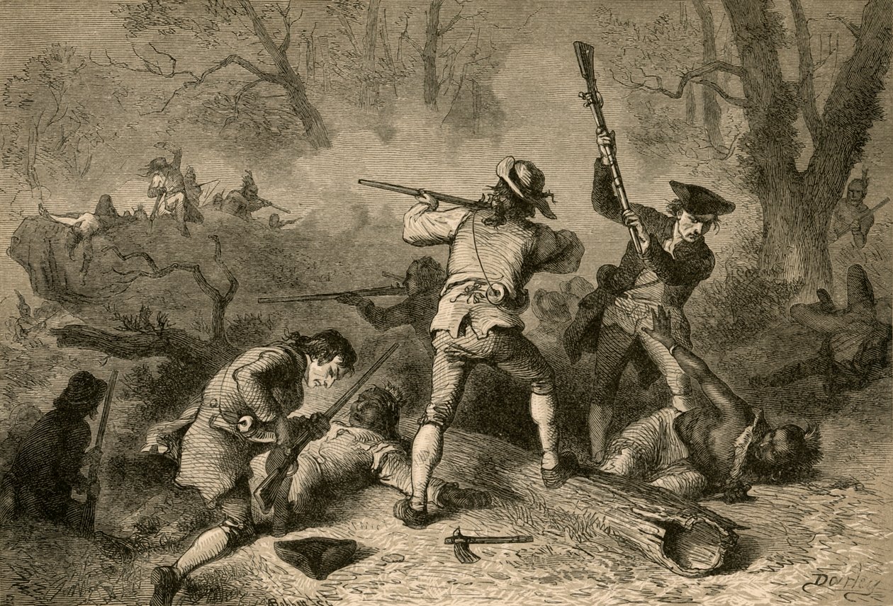 Conflitto con gli indiani sulle frontiere sud-occidentali da Albert Bobbett