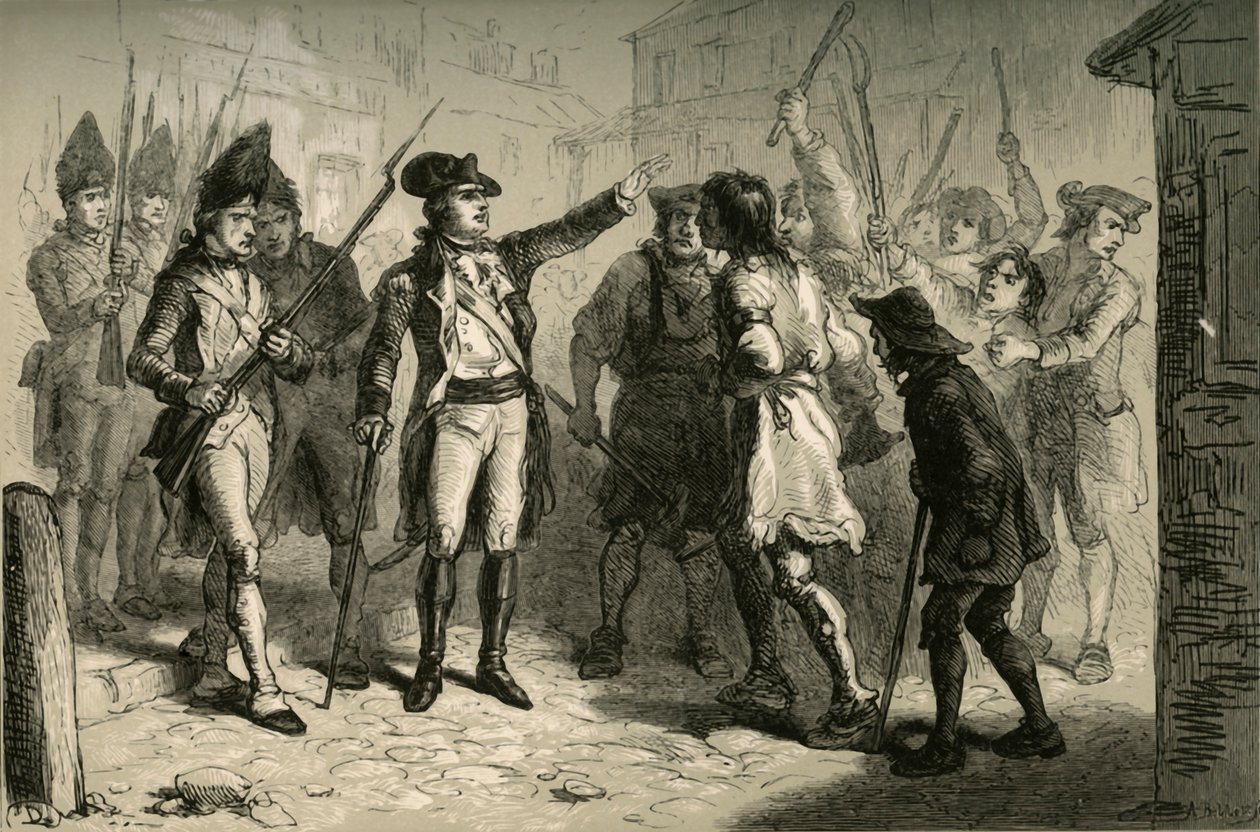 Governatore Tryon e i Regolatori, 1877 da Albert Bobbett