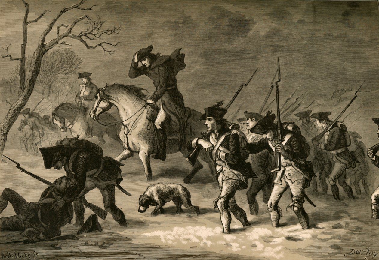 La Marcia della Valley Forge, 1877 da Albert Bobbett