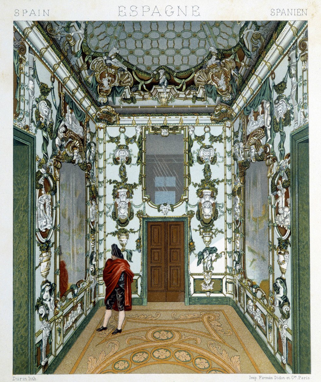 Vista di un uomo all