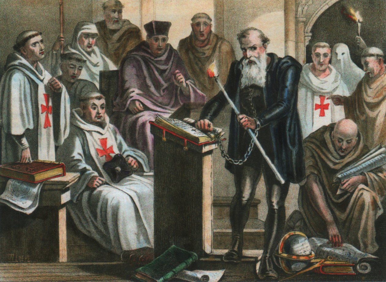 Galileo Galilei davanti al Santo Uffizio da Albert Chereau