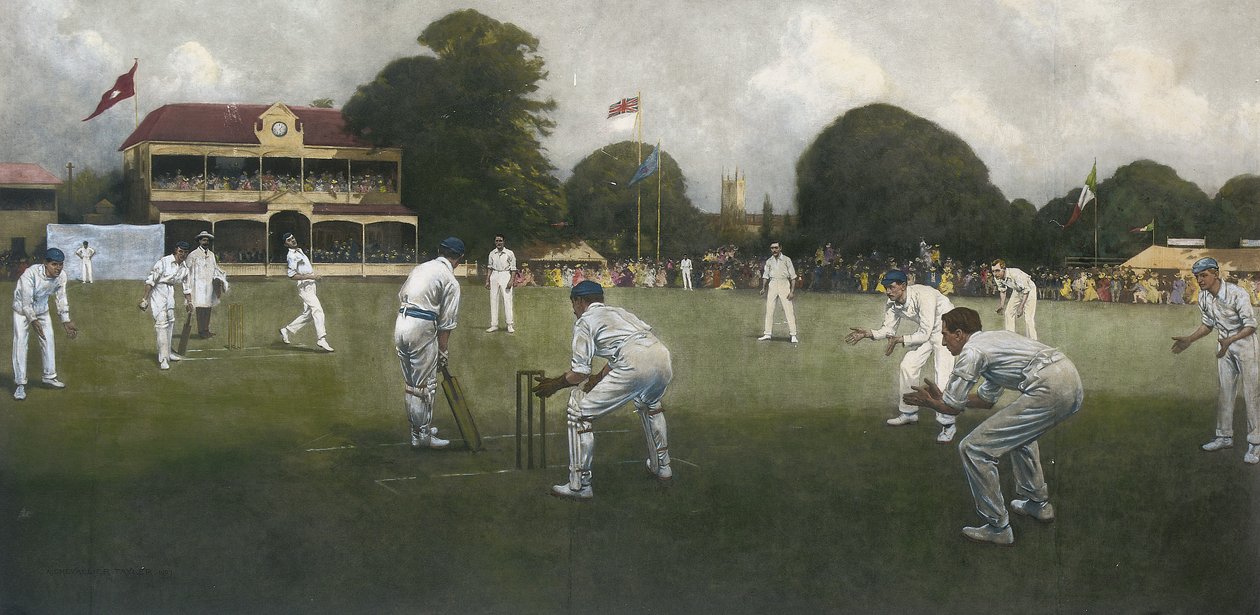 I Campioni del Kent Eleven, 1906 da Albert Chevallier Tayler