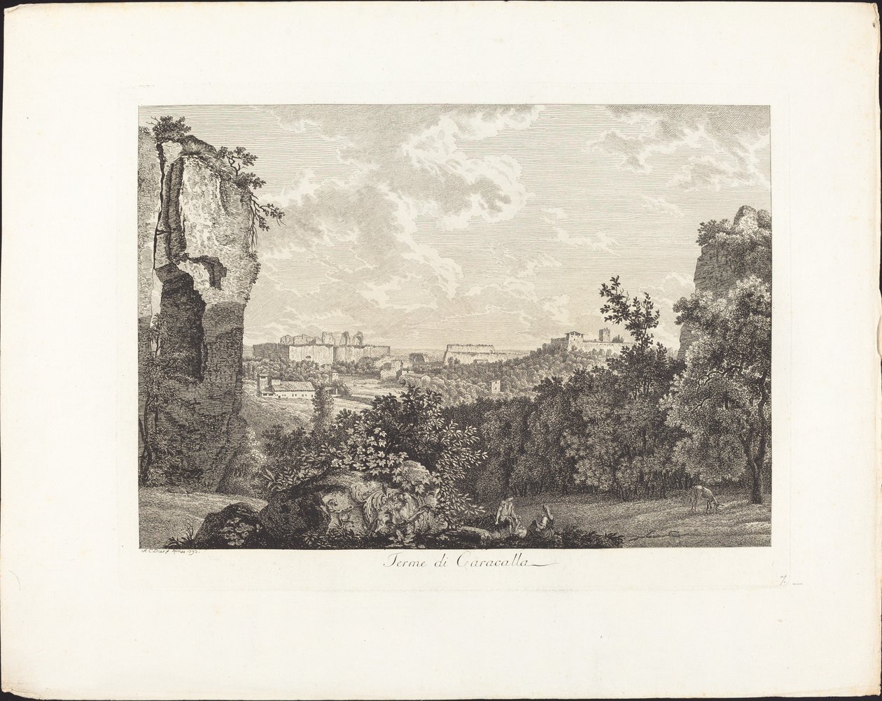 Terme di Caracalla da Albert Christoph Dies
