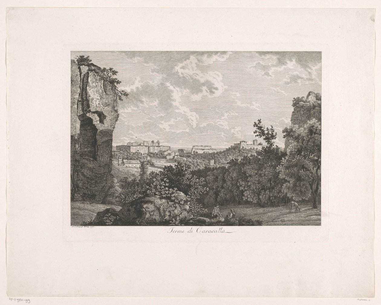 Terme di Caracalla da Albert Christoph Dies