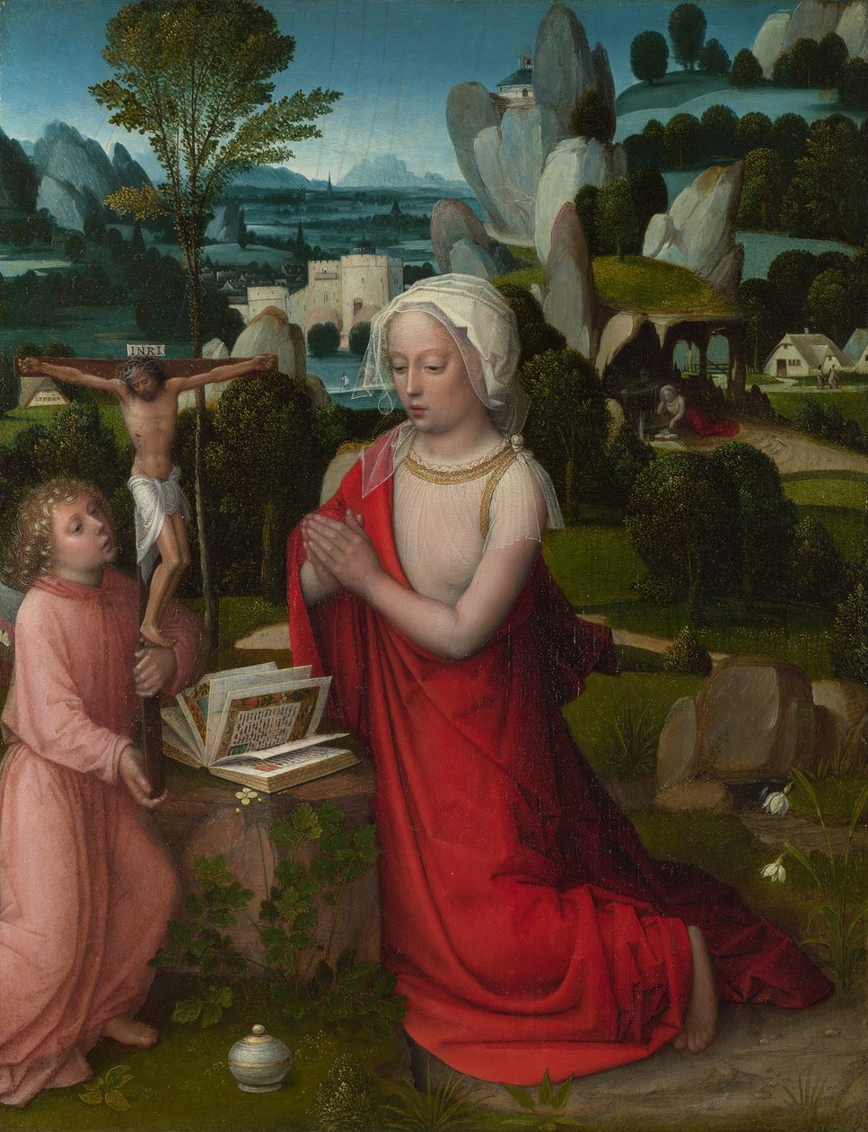 La Maddalena in un paesaggio da Albert Cornelis