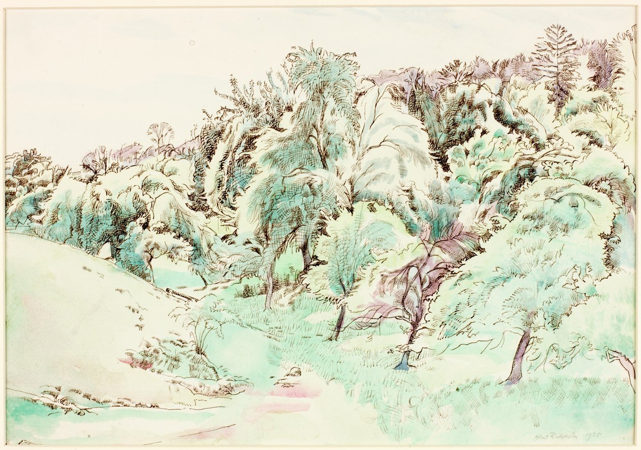 Nella fattoria di Tuck, Tunley da Albert Daniel Rutherston