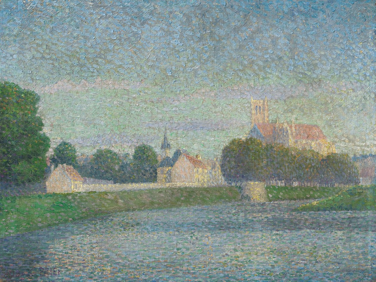 Tedesco: Morgen auf der Marne a Meaux Mattinata sulla Marna a Meaux da Albert Dubois-Pillet
