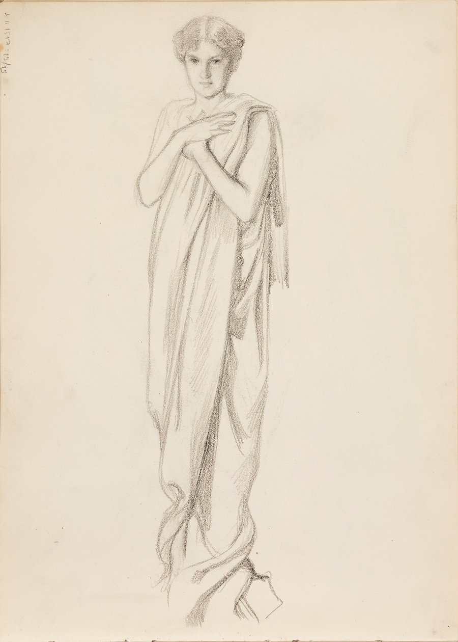Aino Ackté come Alcestis, bozzetto da Albert Edelfelt