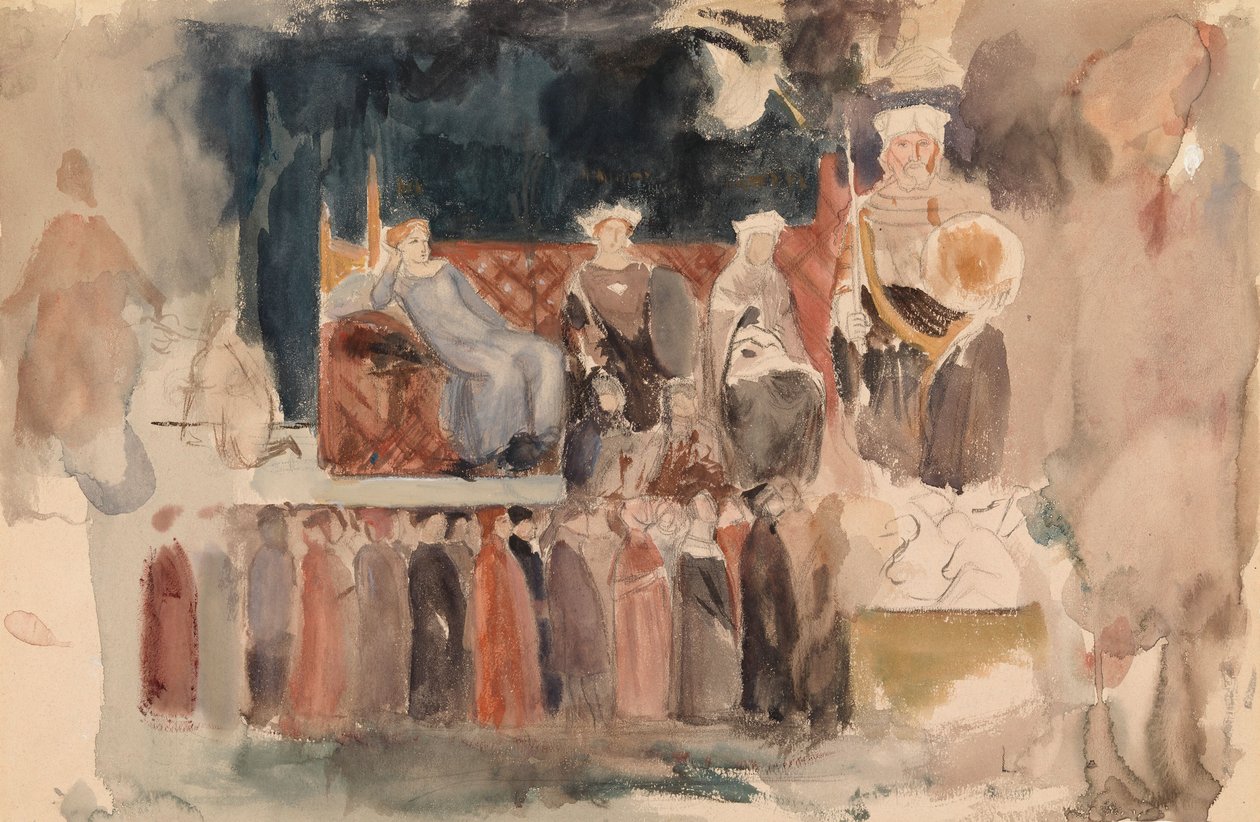 Allegoria del Buon Governo, schizzo dell