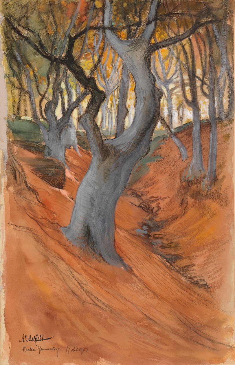 Foresta di faggi da Albert Edelfelt