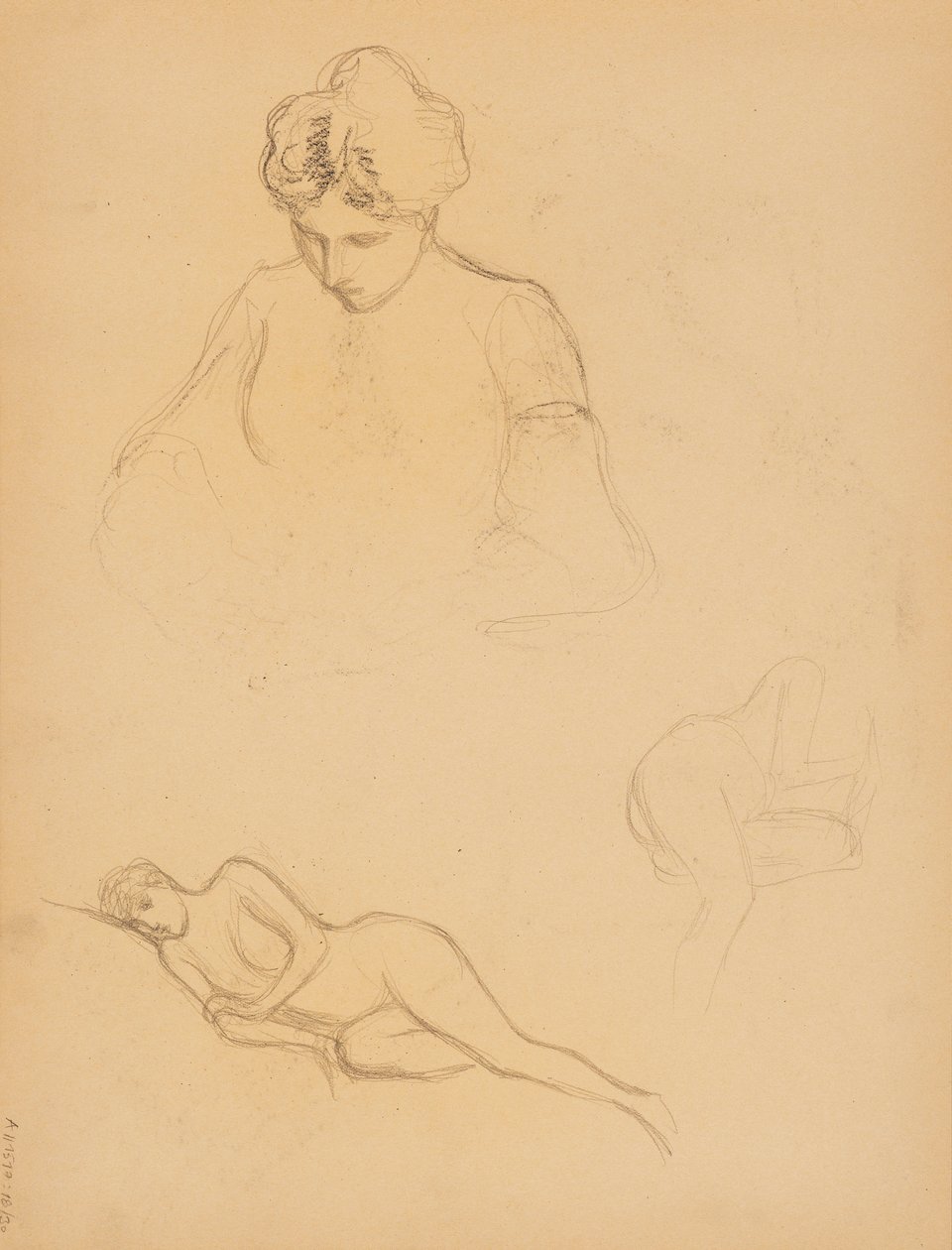Bozze del personale da Albert Edelfelt