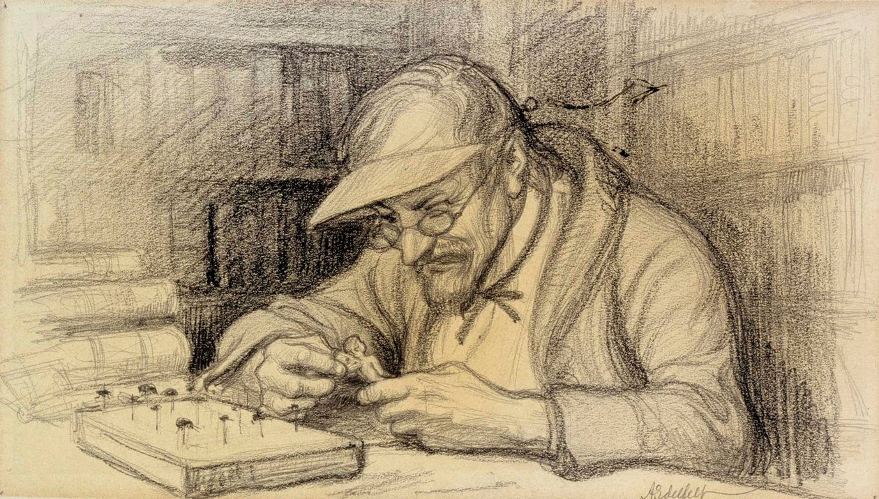 Illustrazione del piccolo genio da Albert Edelfelt