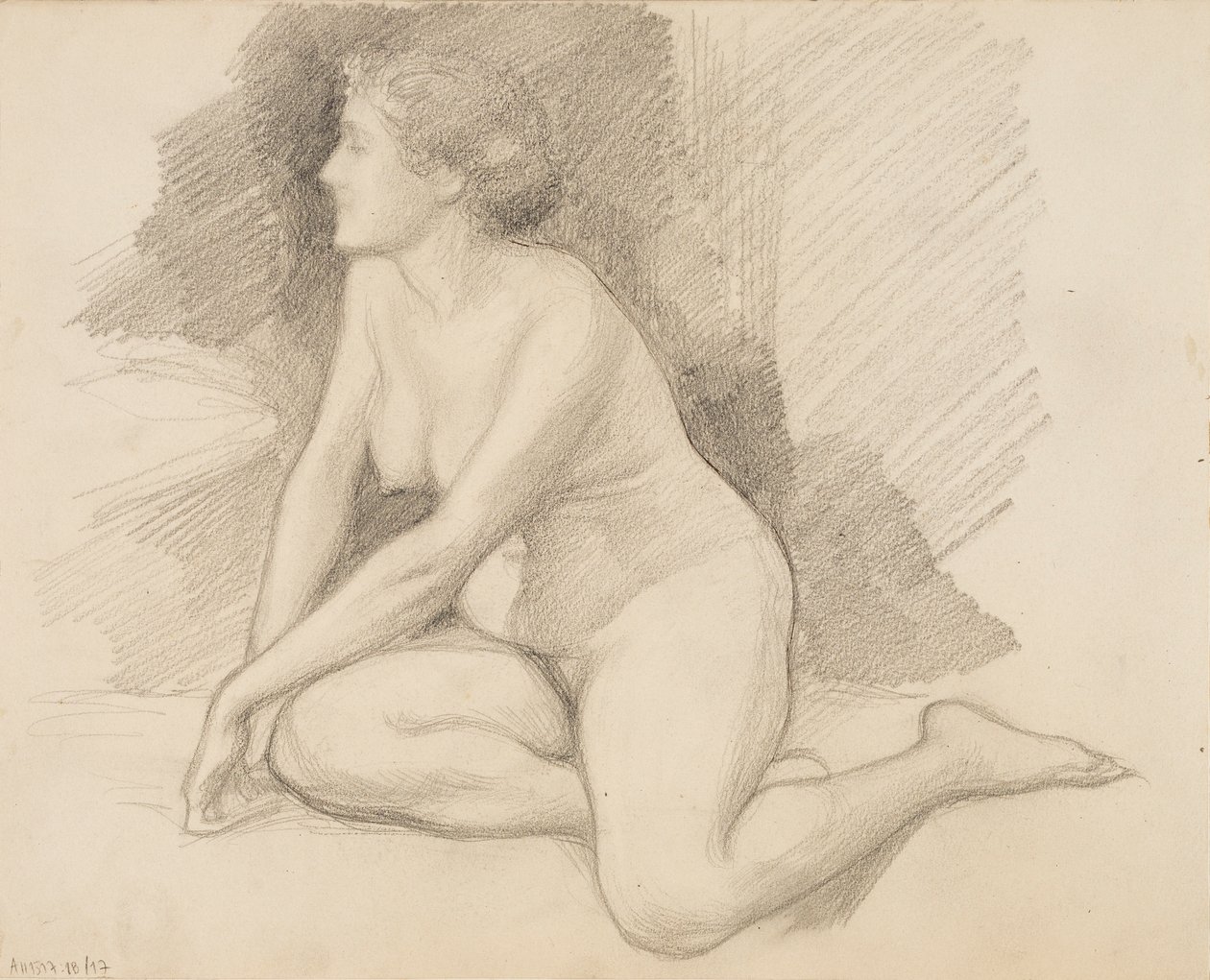 Sedersi nudi da Albert Edelfelt