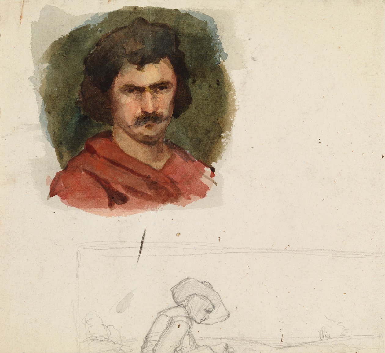 Uomo italiano, studio da Albert Edelfelt