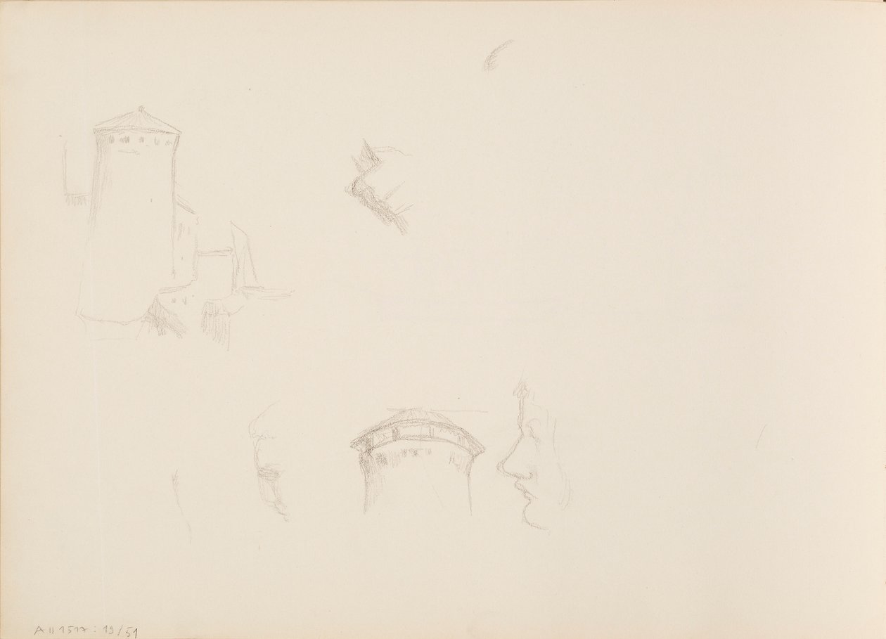Progetti di impianti, Torre di Savonlinna da Albert Edelfelt