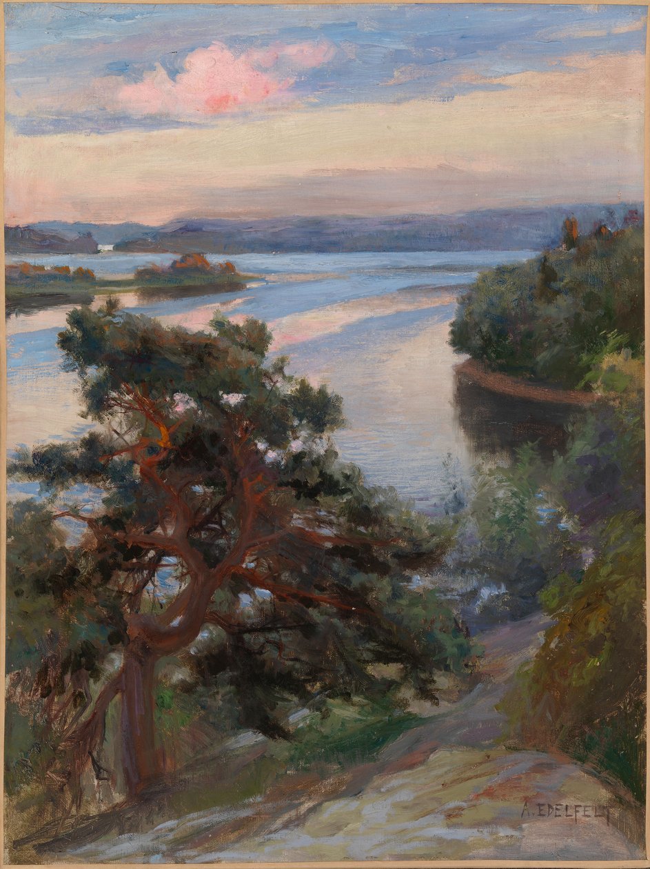Paesaggio visto da Haikko da Albert Edelfelt