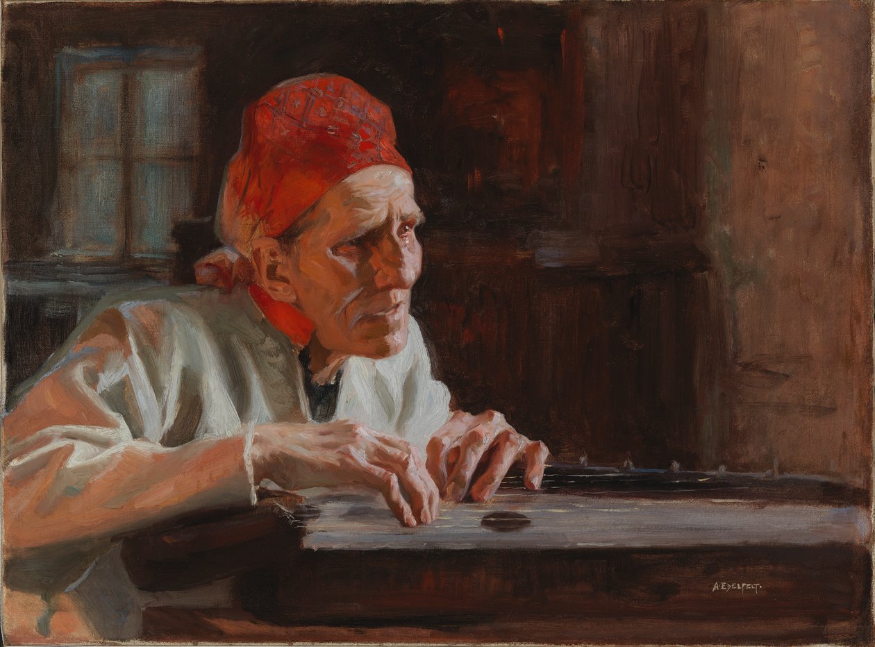 Lamentazioni di Larin Paraske da Albert Edelfelt