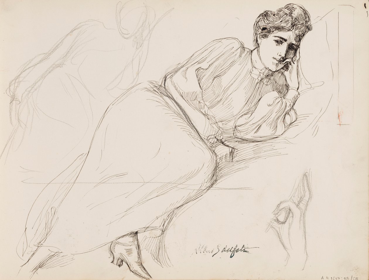Donna che riposa da Albert Edelfelt
