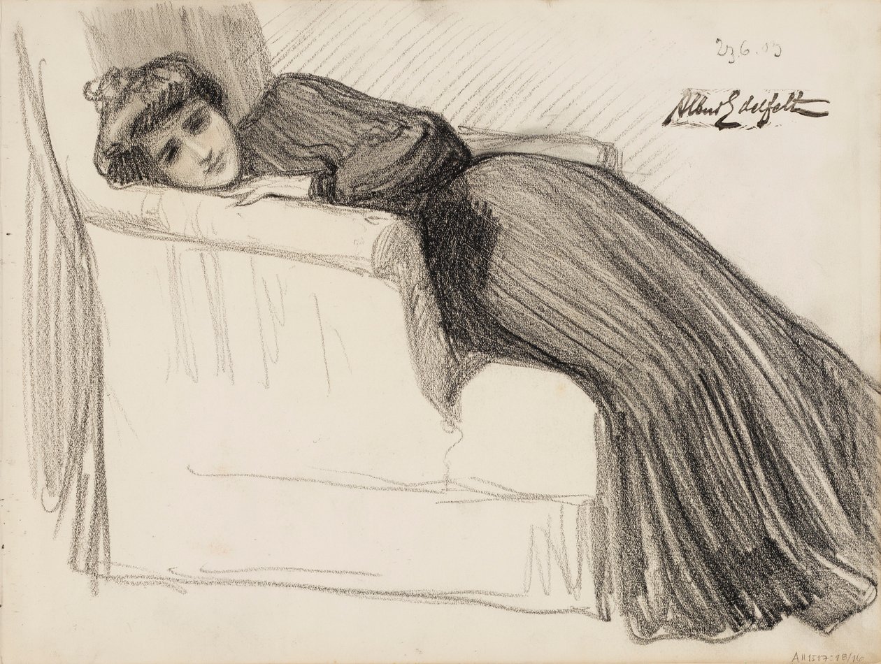 Donna che riposa da Albert Edelfelt