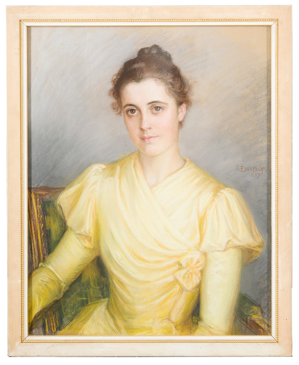 Signora Lamberg, nata Kjellberg da Albert Edelfelt