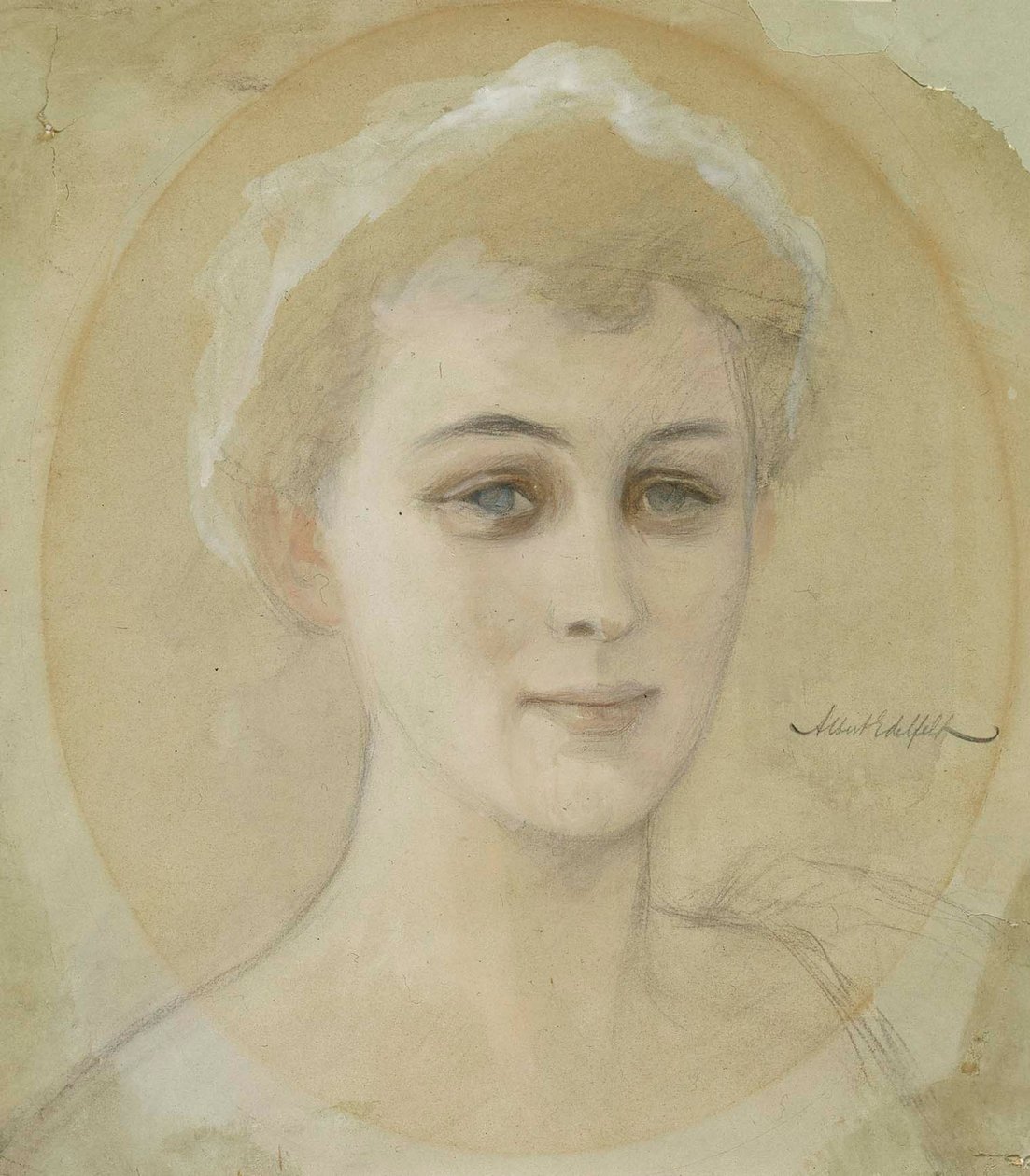 Studio di ritratto della baronessa Naomi (Emi) de la Chapelle da Albert Edelfelt