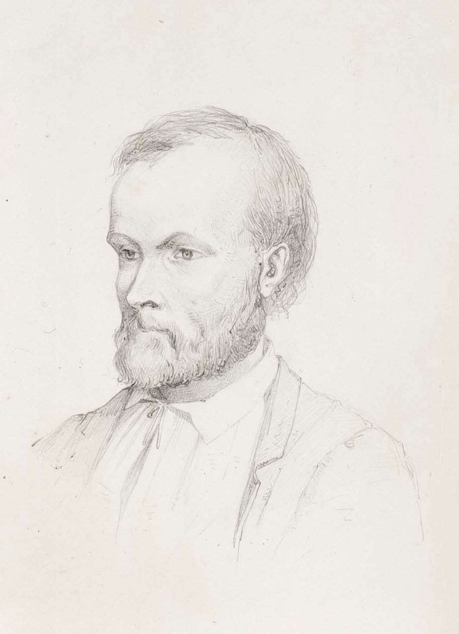 Ritratto di Aleksis Kivi da Albert Edelfelt