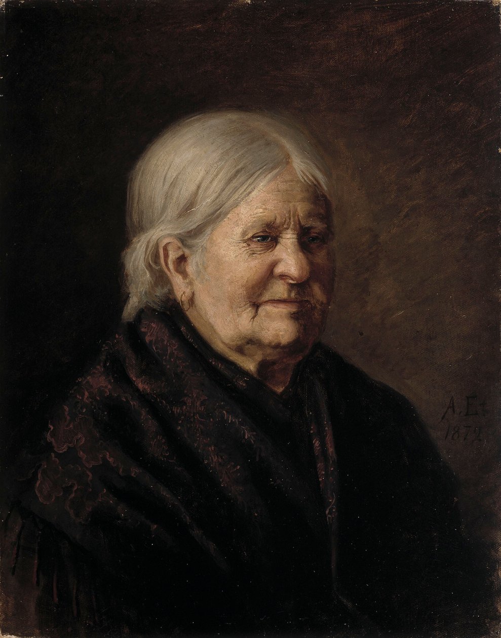 Ritratto di Fredrika Snygg (Tajta) da Albert Edelfelt